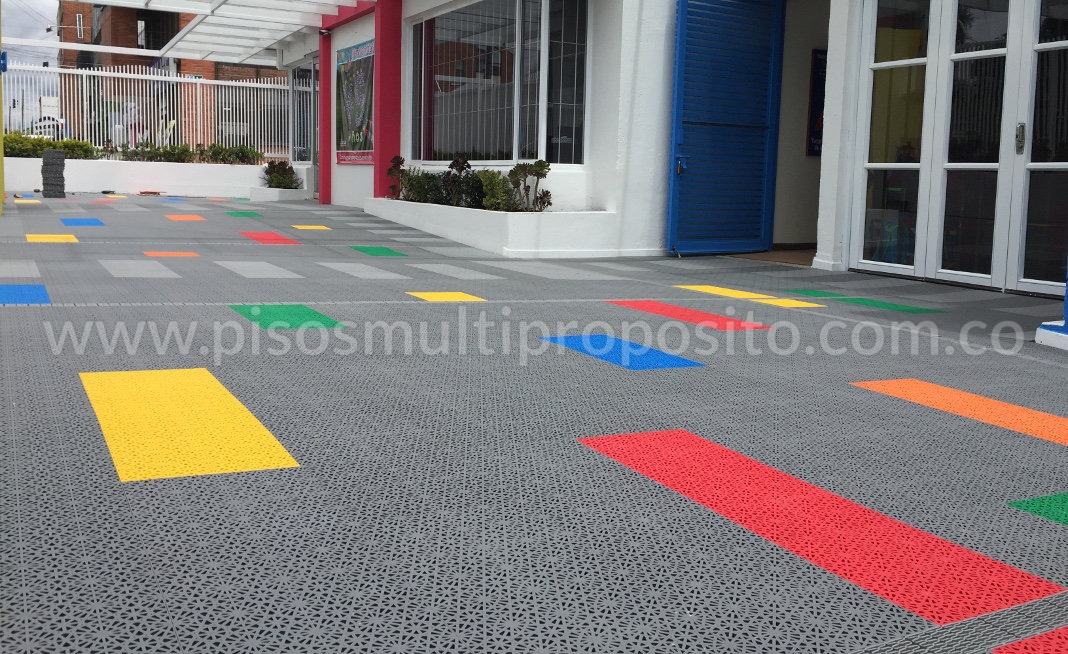 piso plastico modular para terrazas